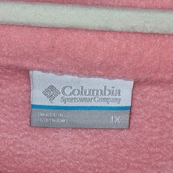 Columbia Light Peach Full-Zip Fleece Jacket - Picture 2 of 5